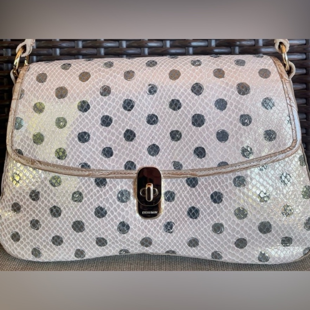 NWT Brahmin Nerida in GOLD REVIVAL Shoulder Bag